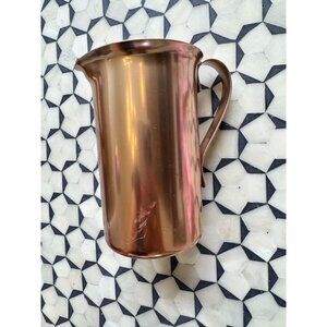 Vintage Color Craft Aluminum Pitcher With Handle 5"
